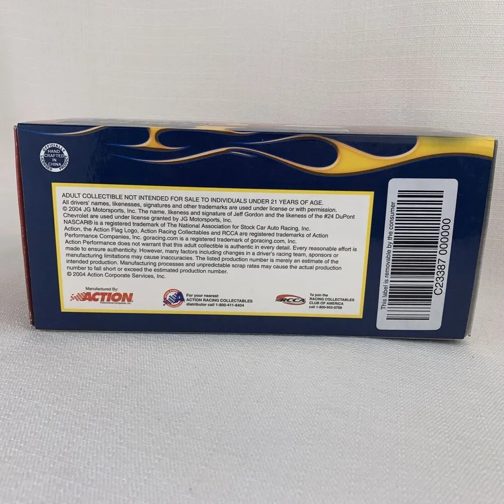 2004 Jeff Gordon #24 400th Start‎ Monte Carlo 1:24 NASCAR Action New!